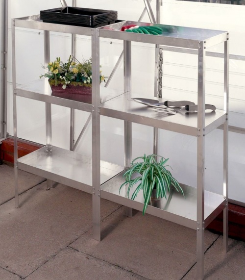 Aluminium Greenhouse Staging for Sale UK (Free Delivery)